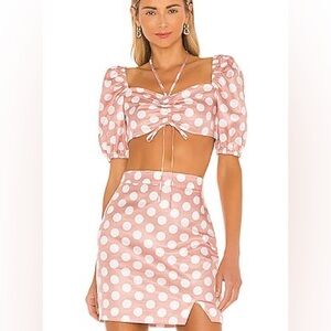 Camila Coelho Josefina set in Pink Dot